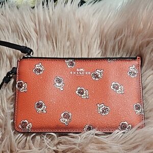 Coach Rose Wristlet